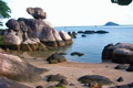 Krabi, Tonsai Bay Tonsai Bay, Krabi, Thajsko